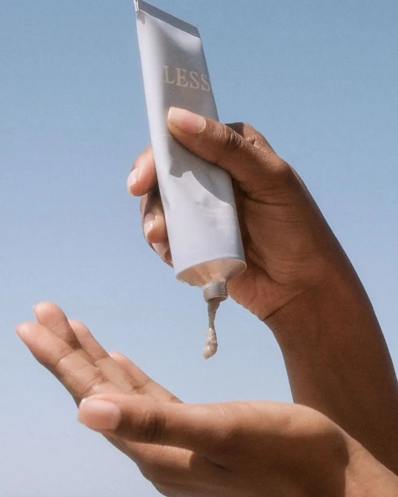 Skincare jar close-up