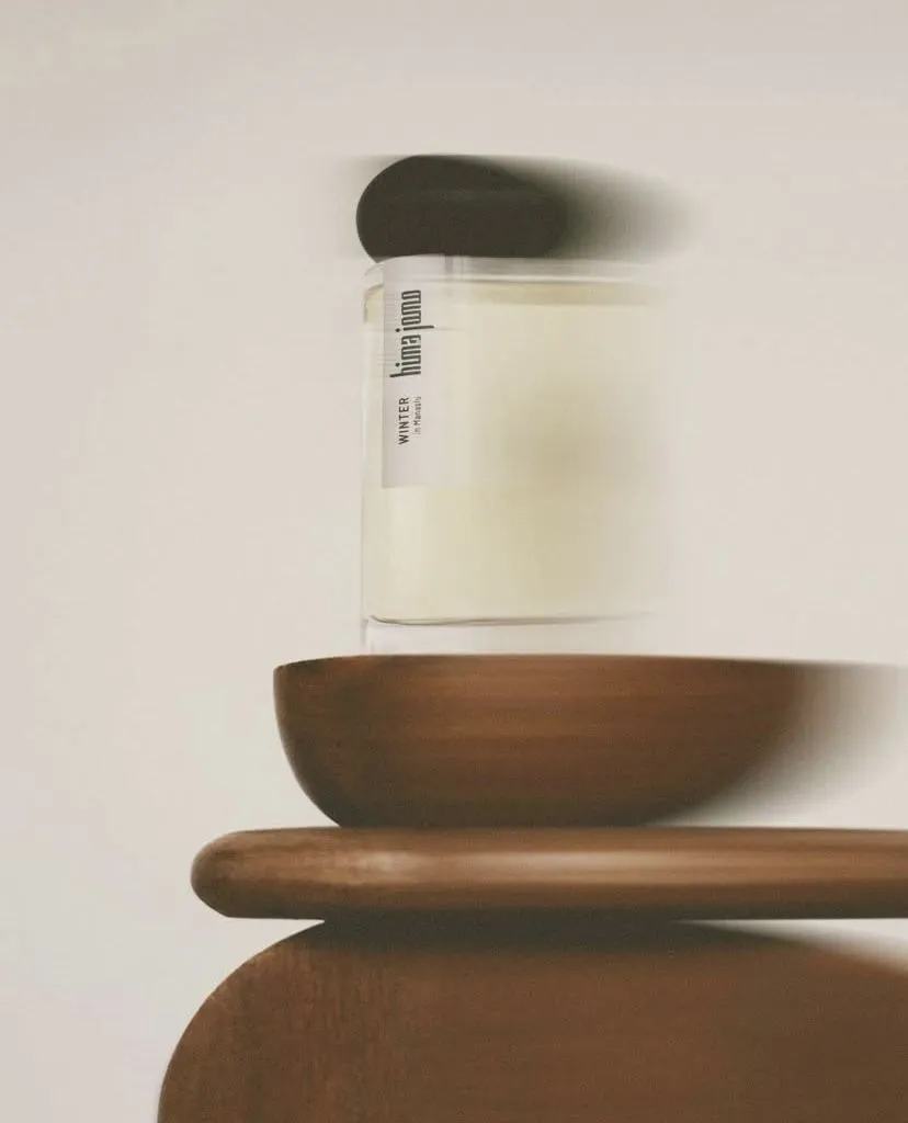 Skincare product on wooden stand